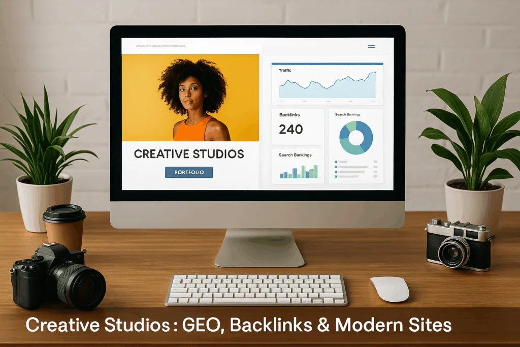 Creative Studios: Grow Your Audience with SEO, Backlinks & Modern Sites
